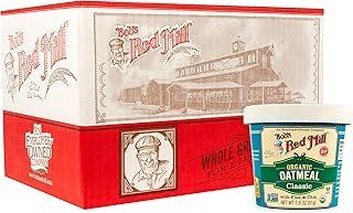 Bob's Red Mill Organic Oat Cup, Classic, 1 cup (Pack of 12)- Non GMO, Whole Grain, Kosher