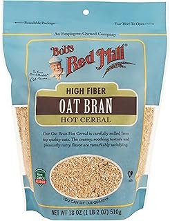 One 18 oz Bob's Red Mill Oat Bran Cereal