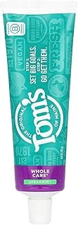 Tom's of Maine Whole Care Natural Toothpaste with Fluoride, Spearmint, 4 oz. (Packaging May Vary)