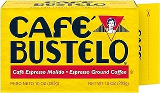 Café Bustelo Espresso Dark Roast Ground Coffee Brick, 10 Ounces
