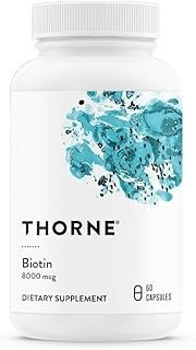 THORNE Biotin - Vitamin B7 Supplement for Healthy Hair, Nails, Skin & Metabolism* - 60 Capsules