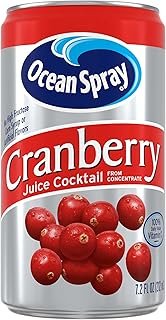 Ocean Spray Cranberry Juice Cocktail, 7.2 oz Cans (Pack of 24)