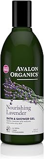 Avalon Organics Bath & Shower Gel Nourishing Lavender, 12 oz