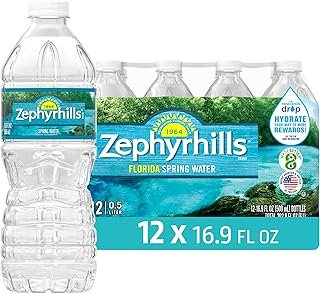 Zephyrhills Natural Spring Water, 16.9 Ounce (Pack of 12)