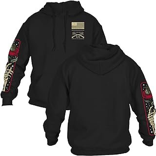 Grunt Style Death Rose Men's Pullover Hoodie