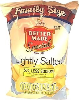 Better Made Family Size lightly salted original potato chips 8.5-ounce bag