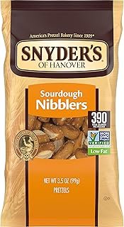 Snyder's of Hanover Pretzels, Sourdough Pretzels Nibblers, 3.5 Oz