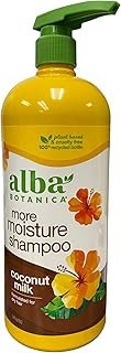 Alba Botanica More Moisture Shampoo, Coconut Milk, 34 Oz