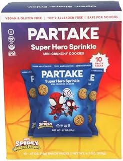 Partake Foods Mini Cookie Sprinkles 6.7 oz (Pack of 6)