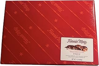 Fannie May Premium Milk and Dark Chocolates Variations 1 Pound Box - Signature Wrap - Great Easter or Mother's Day Gift (Pixies - Milk Chocolate 1 1b)