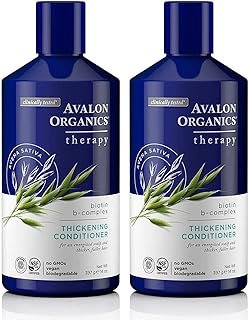 Avalon Organics Complex Thickening Conditioner, Biotin B, 14 Oz (Pack of 2)