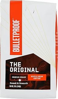 Bulletproof Coffee The Original Medium Roast Whole Bean 12oz (6 Pack)