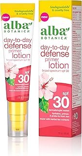 Alba Botanica Day-to-Day Defense Oil-Free Primer Lotion, SPF 30, 2 oz