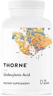 THORNE Undecylenic Acid (Formerly Formula SF722) - 250 mg of Undecylenic Acid - for a Healthy Balance of Gut & Vaginal Flora* - Gluten Free - 250 Gelcaps - 50 Servings