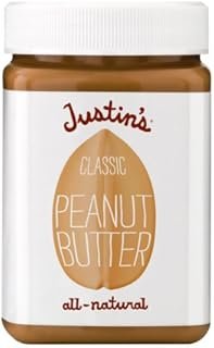 Justin's Natural Classic Peanut Butter 16 oz. Jar (Pack of 2)