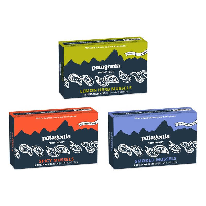 Patagonia Provisions Mussels 3-Piece Bundle | Responsibly Sourced in Spain | 16g-18g Protein & Gluten Free | 4.2 Ounce (Pack of 3)