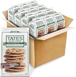 Tate's Bake Shop Gluten Free Chocolate Chip Cookies, 12-7 Ounce Bags, 12Count