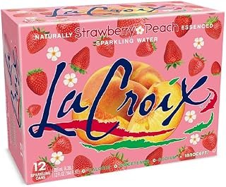 LaCroix Sparkling Water, Strawberry Peach, 12 Fl Oz (pack of 12)