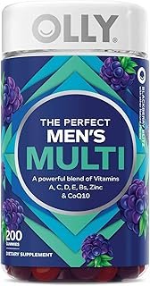 OLLY Men's MULTIVITAMIN Pack of 200 Gummies
