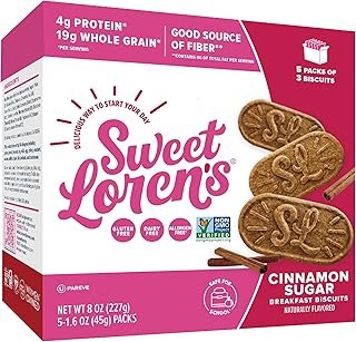 Sweet Loren's Gluten Free & Vegan Cinnamon Sugar Breakfast Biscuits