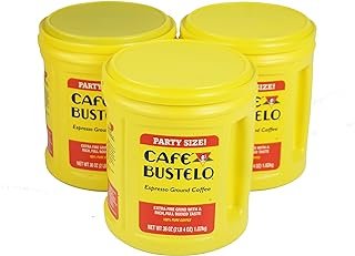 Café Bustelo Espresso Dark Roast Ground Coffee, 36 Ounce (Pack of 3)