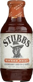 Stubb's Sweet Heat Bar-B-Q Sauce 18 oz (Pack of 3)