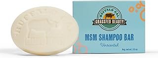 BUFFALO GAL Grassfed Beauty MSM Shampoo Bar (Unscented)