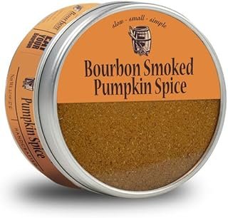 Bourbon Barrel Foods Bourbon Smoked Pumpkin Spice - A Classic Seasonal Favorite with a Bourbon Barrel Twist, 2 oz Tin