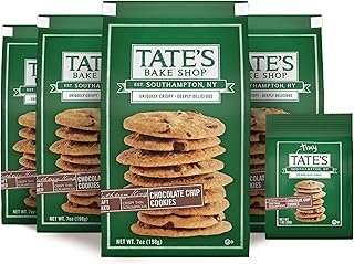 Tate's Bake Shop Chocolate Chip Cookies and Tiny Tate's Chocolate Chip Cookies Variety Pack, 5 Bags