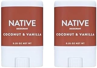 Generic Native Deodorant Mini Travel Size Coconut & Vanilla - (Aluminum Free, Phthalate Free) pack of 2
