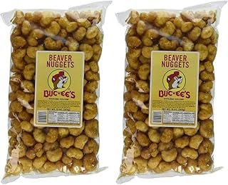 Buc-ees Beaver Nuggets Gluten-Free Sweet Corn Puff Snacks Bundle Pack of (2) 26 Ounces Total