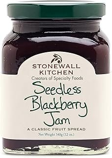 Stonewall Kitchen Seedless Blackberry Jam, 12 Ounces
