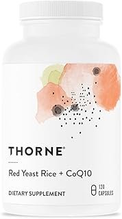 THORNE Red Yeast Rice + CoQ10 - Maintain Healthy Cholesterol Levels and Supports Cardiovascular Health* - Gluten-Free, Dairy-Free - 120 Capsules