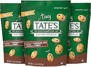 Tate's Bake Shop Tiny Tate's Chocolate Chip Cookies, 3-5.5 oz Bags