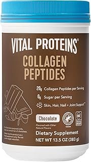 Vital Proteins Collagen Peptides Powder - Chocolate Powder for Hair, Nail, Skin, Bone & Joint Health, 13.5oz