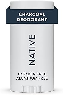 Native Deodorant | Natural Deodorant for Men, Aluminum Free with Baking Soda, Probiotics, Coconut Oil and Shea Butter | Charcoal