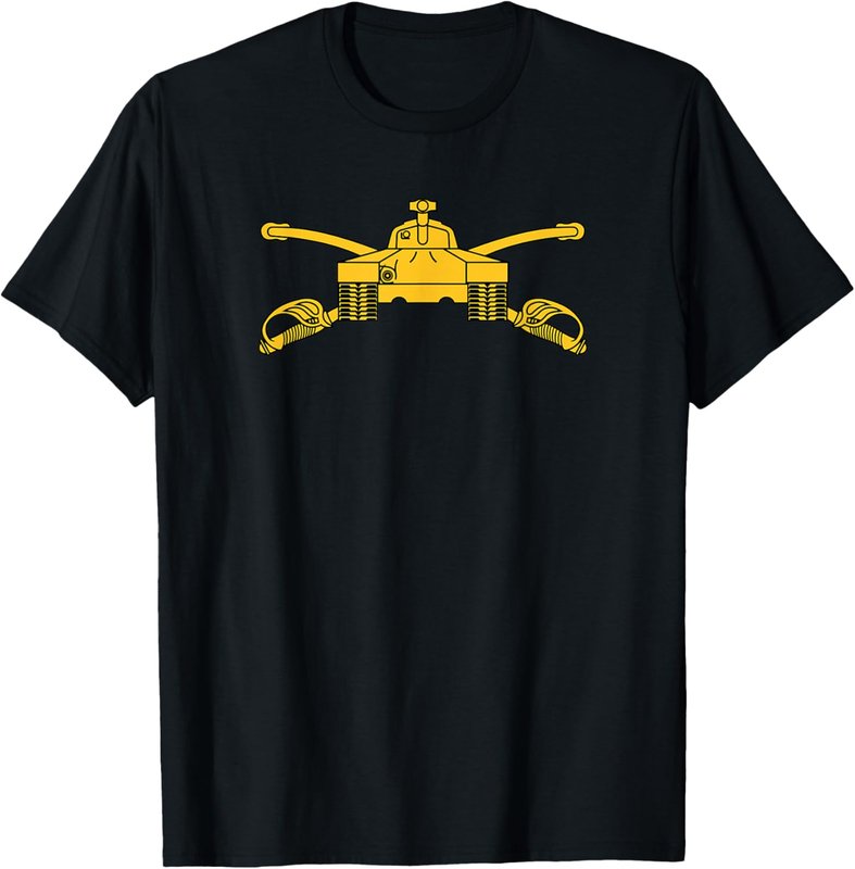 Army Armor Branch Apparel Army Armor Branch U.S. Military Tanker Insignia T-Shirt