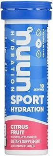 Nuun Active Citrus Fruit Electrolyte Enhanced Drink Tablets (6-Pack of 10)