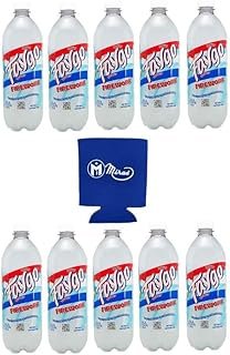 (Pack of 10) Faygo Firework Soda Pop Plastic Bottles 20 oz (591ML) (Free Miras Soda Foam Can Cooler Included!)