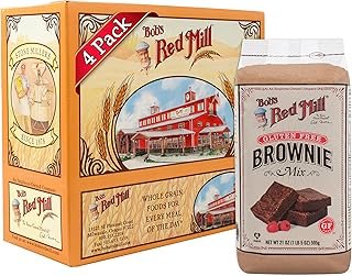 Bob's Red Mill Gluten Free Brownie Mix, 21 Oz (4 Pack)