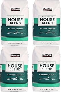 KIRKLAND Signature Starbucks Bean Coffee Medium Roast House Blend (4 Bags)