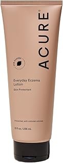 Acure Everyday Eczema Lotion - Healing Anti-Itch Eczema Cream for Dry Skin, Body Lotion with Oatmeal, Soothing Moisturizer, Daily Repair Treatment for Itchy Skin, Use on Face & Body, Vegan - 8 fl oz