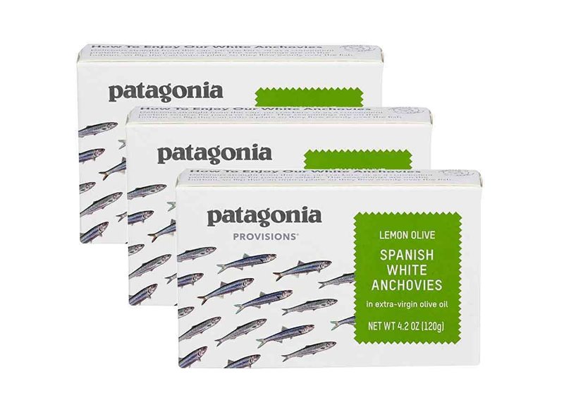 Patagonia Provisions Lemon Olive Spanish White Anchovies (4.2oz unit) 3-Pack