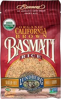 Lundberg Family Farms Organic California Basmati Rice, Brown, 16 Oz, Pack of 1