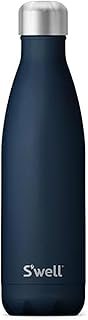 S'well Stainless Steel Water Bottle, 17oz, Azurite, Triple Layered Vacuum Insulated Containers Keeps Drinks Cold for 36 Hours and Hot for 18, BPA Free, Perfect for On the Go