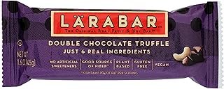 Larabar Original Real Fruit & Nut Bars, Double Chocolate Truffle, Good Source of Fiber, No Artificial Sweeteners, Fair Trade, Vegan Friendly, Kosher, Gluten Free & Non-GMO, 1.6 Ounce (Pack of 16)