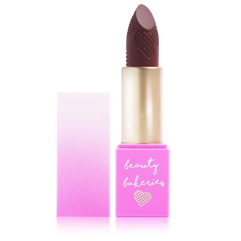 Beauty Bakerie Makeup Matte Lipstick, Long Lasting 24hr Wear Lip Stick for Women, Smooth Matte Finish, Highly Pigmented, Moisturizing, Smudge-Proof Matt Lipsticks, 3.5g, Waffles or Pancakes