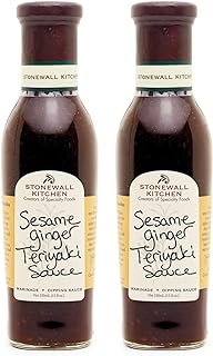 Stonewall Kitchen Sesame Ginger Teriyaki Sauce, 11 Ounces (Pack of 2)