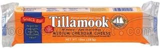 Tillamook Medium Cheddar Cheese Snack Bar, 10 Ounce -- 12 per case.