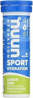 Nuun Active: Lemon+Lime Electrolyte Enhanced Drink Tablets(6-Pack of 10 Tablets)6